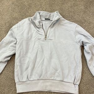 Brandy Melville quarter zip but blue sweatshirt